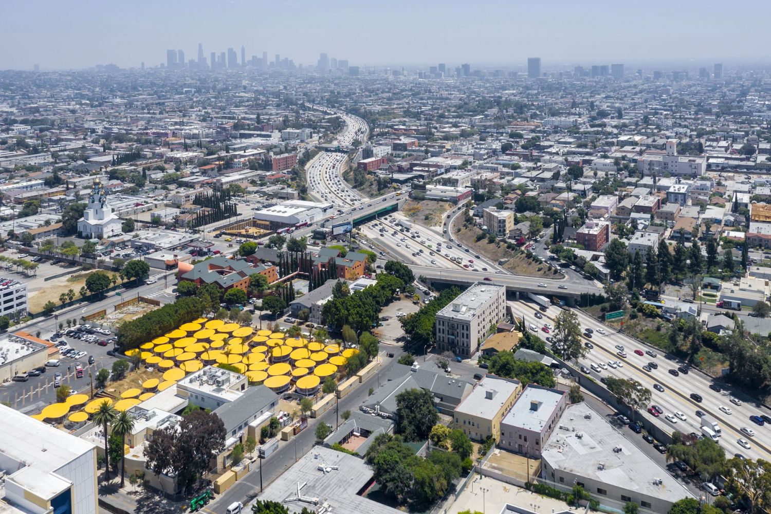 Second Home Aerial with DTLA
